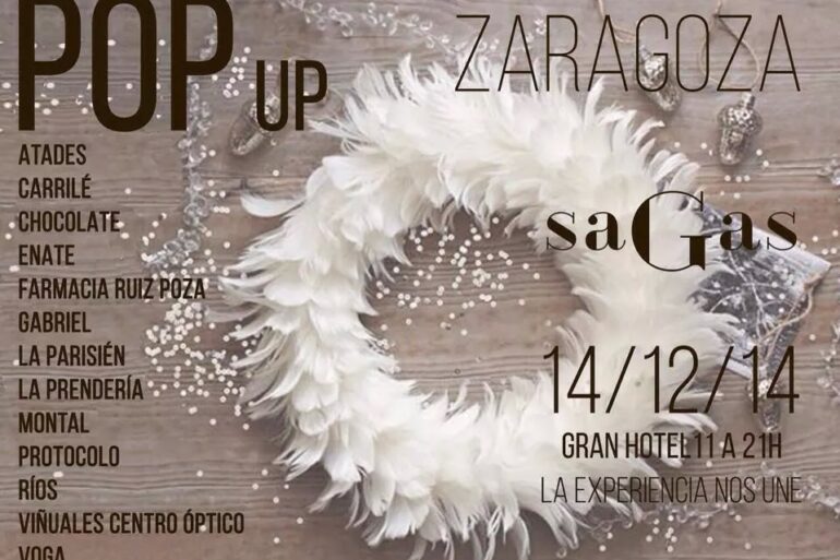 Pop Up SaGa Atades Agenda Zaragoza