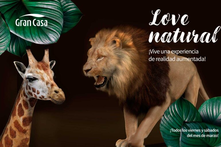 “Love natural”: realidad aumentada en Gran Casa - Que hacer en Zaragoza