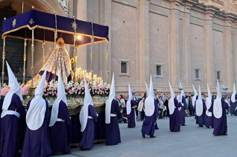 Semana Santa Zaragoza 2024. PROCESIONES: Horarios y recorridos - Procesiones Semana Santa 2024