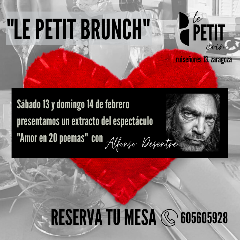 Le Petit Brunch con el actor Alfonso Desentre -