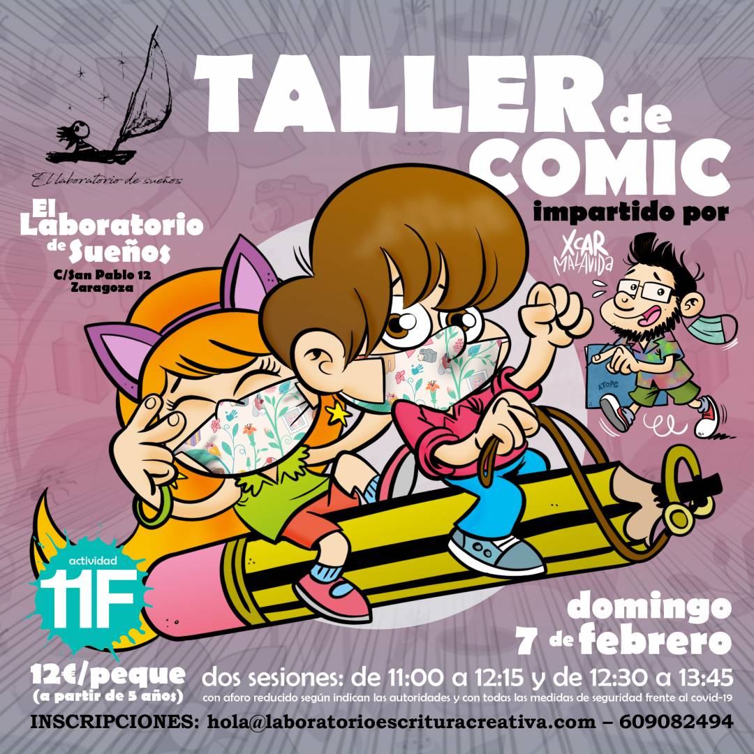 Taller Especial 11F de Cómic, por Xcar Malavida. -