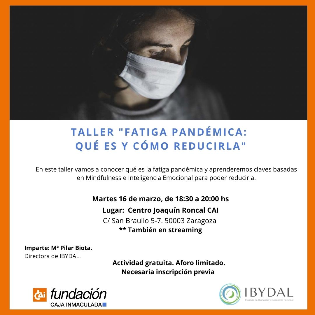 Taller gratuito Fatiga Pandémica -