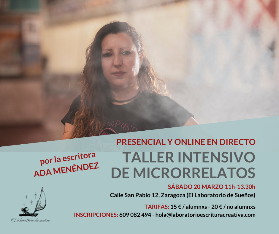 Taller Intensivo de Microrrelatos, por Ada Menéndez. -