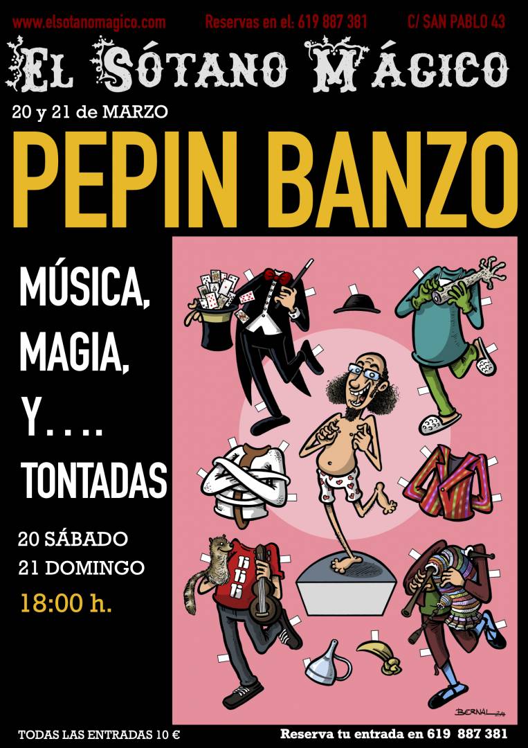 Pepin Banzo…. «Record- Tables» Música, MAgia y Tontadas… -