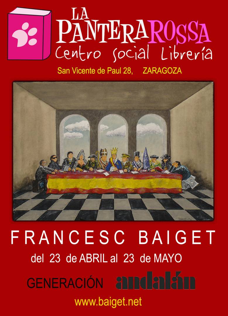 Exposición ‘Generación Andalán’ de Francesc Baiget Elias  en Centro Social Librería La Pantera Rossa -