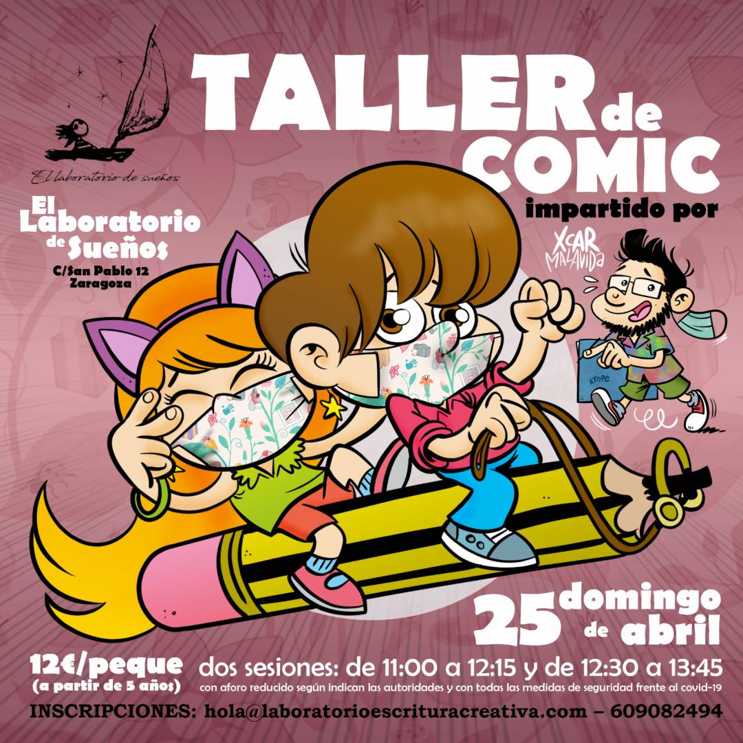 Taller Infantil de Cómic, por Xcar Malavida. -