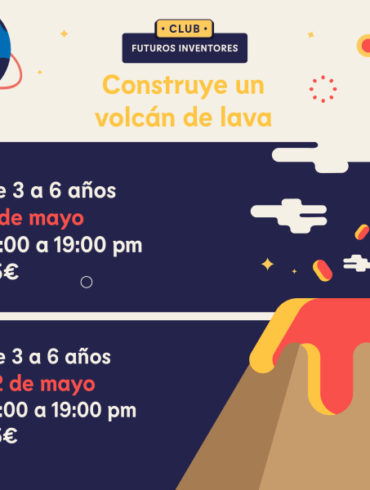 CONSTRUYE UN VOLCÁN DE LAVA – 3 A 6 AÑOS -