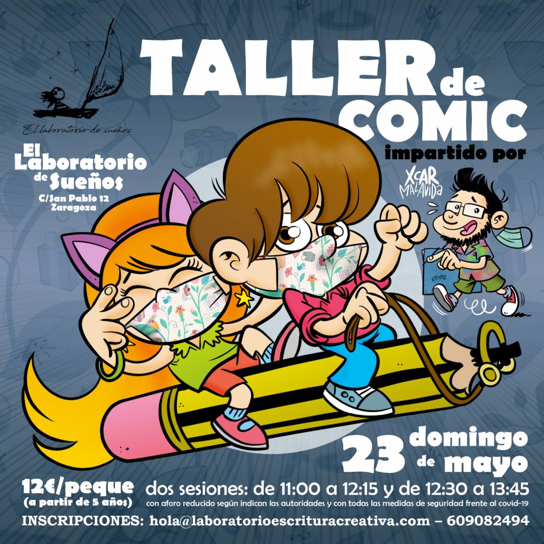 Taller infantil de cómic, por XCAR Malavida. -