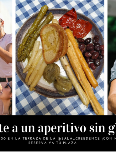 Aperitivo sin gluten con productos de Aragón -