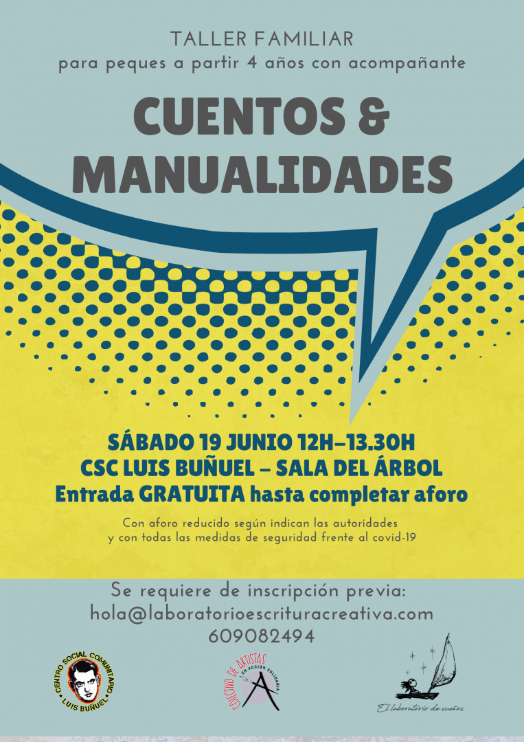 Taller familiar gratuito de cuentos y manualidades -