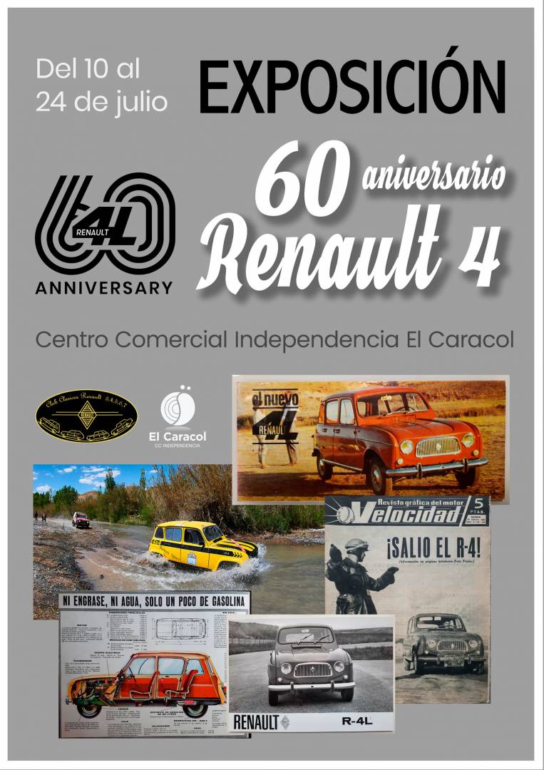 Exposición 60 aniversario del Renault 4 -