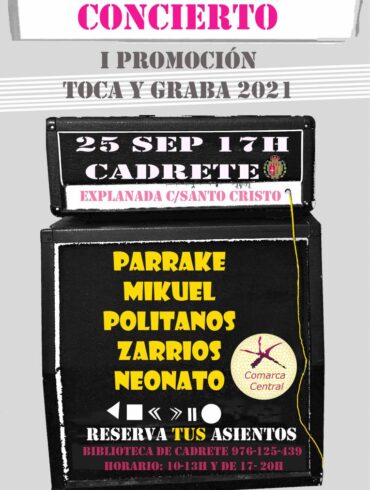 CONCIERTO «TOCA Y GRABA» -