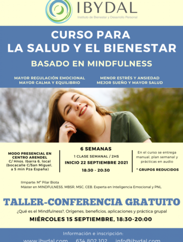 CURSO PARA LA SALUD Y EL BIENESTAR BASADO EN MINDFULNESS -