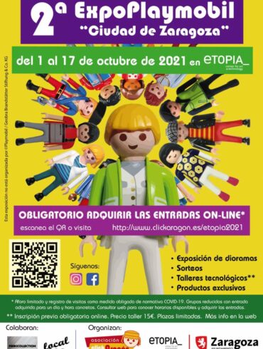 2ª Exposición Playmobil «Ciudad de Zaragoza» en Etopia -