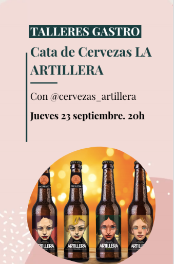 Cata de cervezas con quesos: La Artillera. -