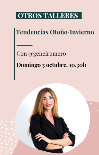 Taller de moda: Tendencias de otoño con Genel Romero. -