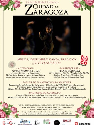 PEDRO CÓRDOBA – CICLO BAILE FLAMENCO CIUDAD DE ZARAGOZA -