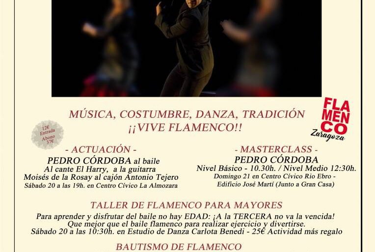 PEDRO CÓRDOBA – CICLO BAILE FLAMENCO CIUDAD DE ZARAGOZA -