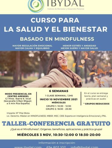 CURSO DE MINDFULNESS PARA LA SALUD Y EL BIENESTAR -