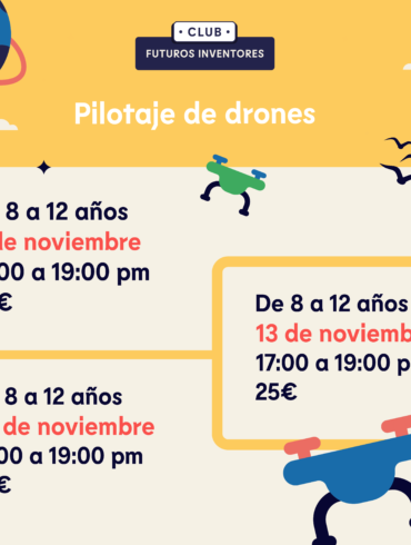 PILOTAJE DE DRONES – 8 A 12 AÑOS -