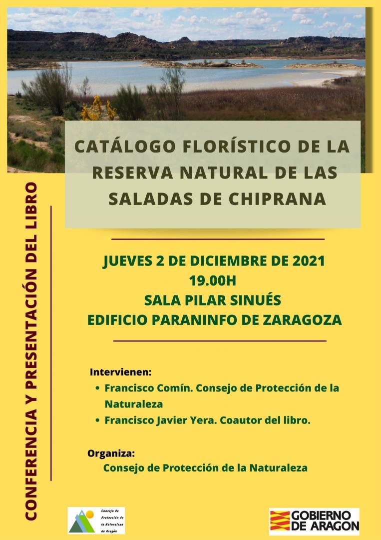 ACTO DE PRESENTACIÓN DEL LIBRO ‘CATÁLOGO FLORÍSTICO DE LA RESERVA NATURAL DE LAS SALADAS DE CHIPRANA’ -