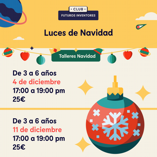 LUCES DE NAVIDAD – 3 A 6 AÑOS -