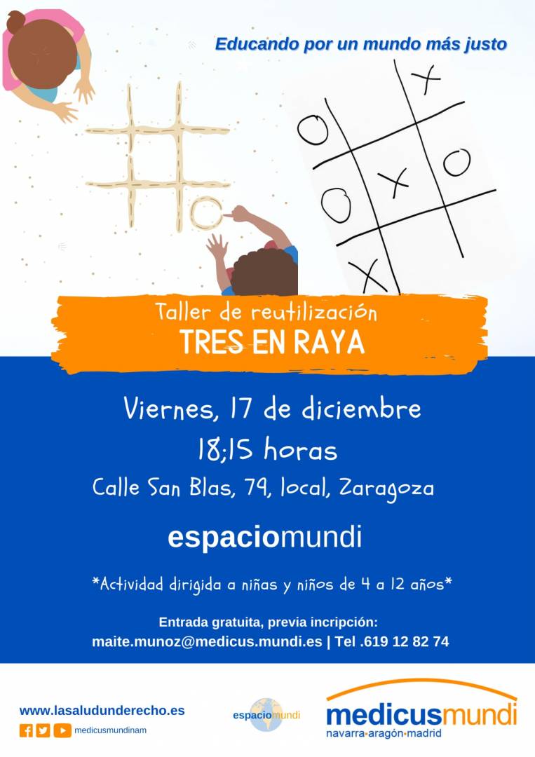 TALLER INFANTIL: Tres en Raya -