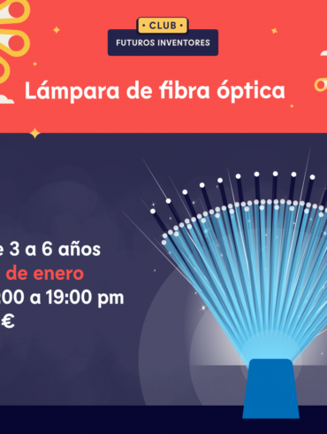 LÁMPARA DE FIBRA ÓPTICA – 3 A 6 AÑOS -