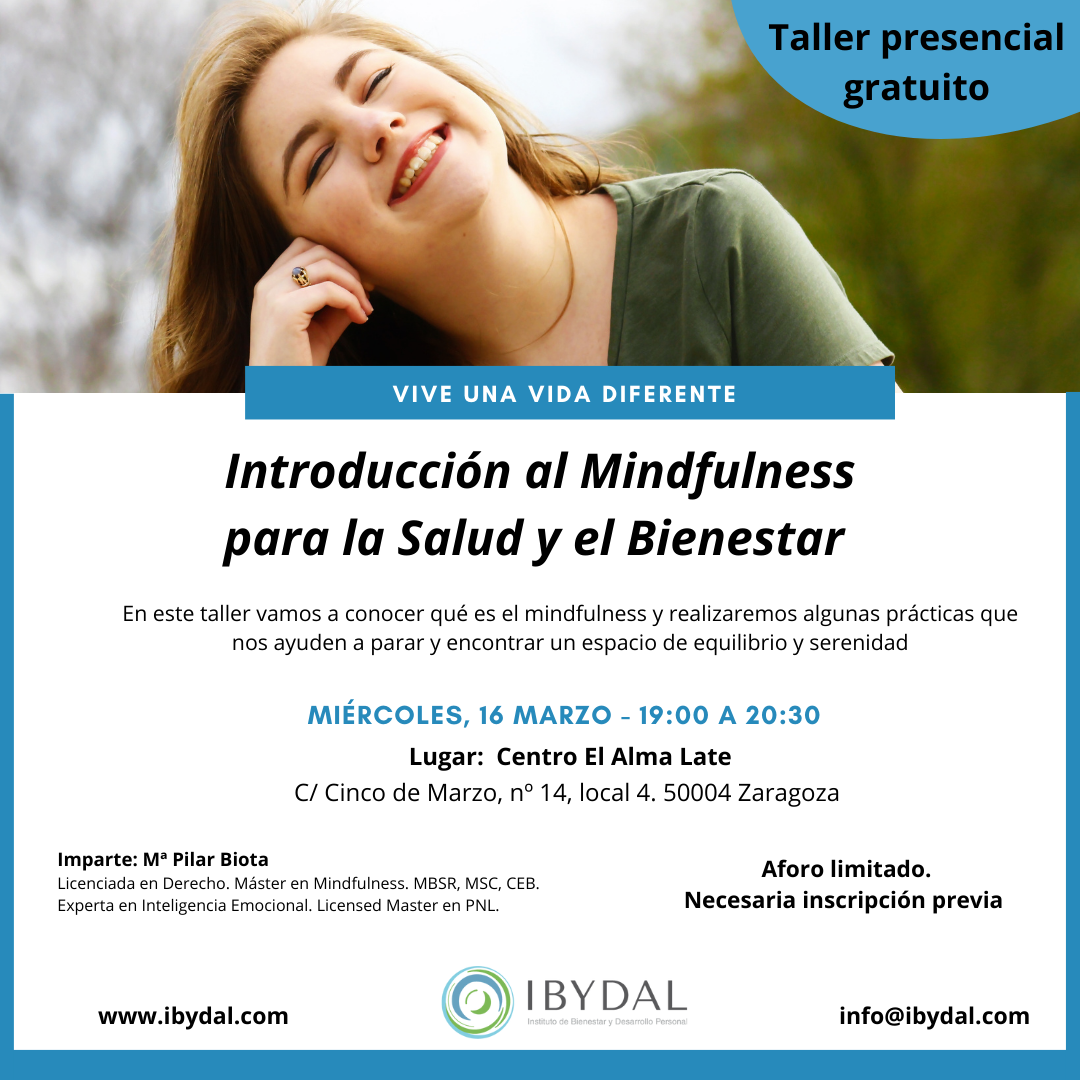 TALLER-CONFERENCIA GRATUITO DE MINDFULNESS -