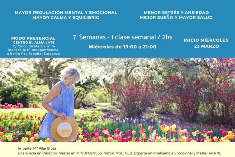 CURSO DE MINDFULNESS PARA LA SALUD Y EL BIENESTAR -