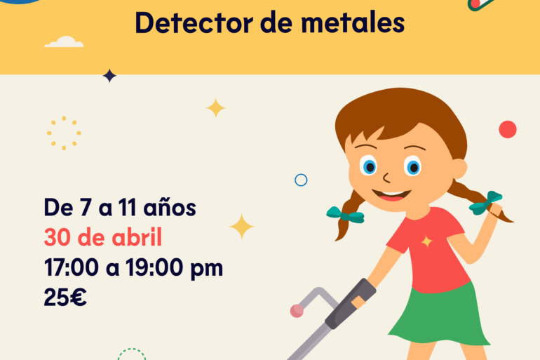 DETECTOR DE METALES – 7 A 11 AÑOS -