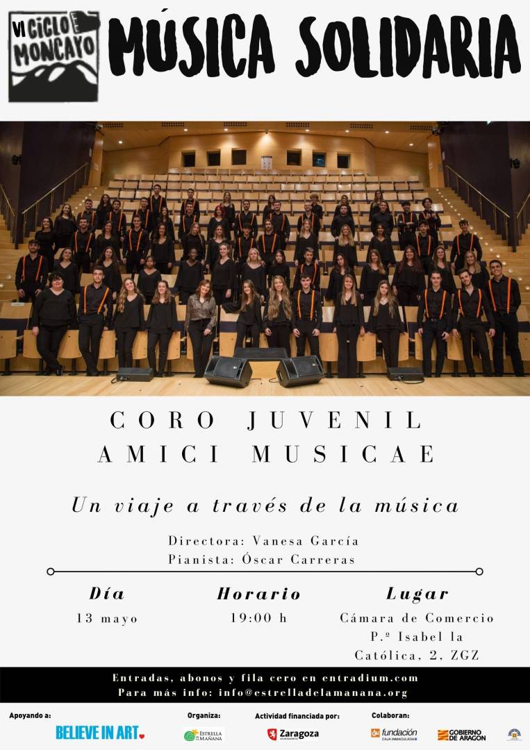 VI Ciclo Moncayo música solidaria. Concierto «Un viaje a través de la música». -