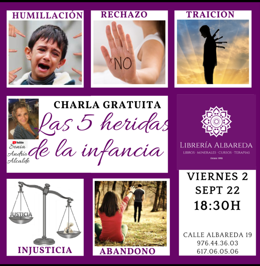 Charla gratuita «Las 5 heridas de la infancia» -