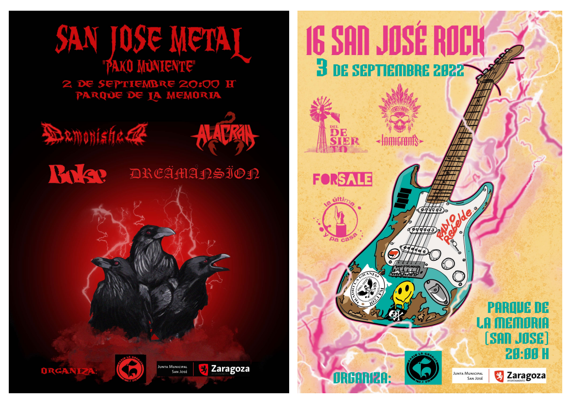 San José Metal «Pako Muniente» y San José Rock -