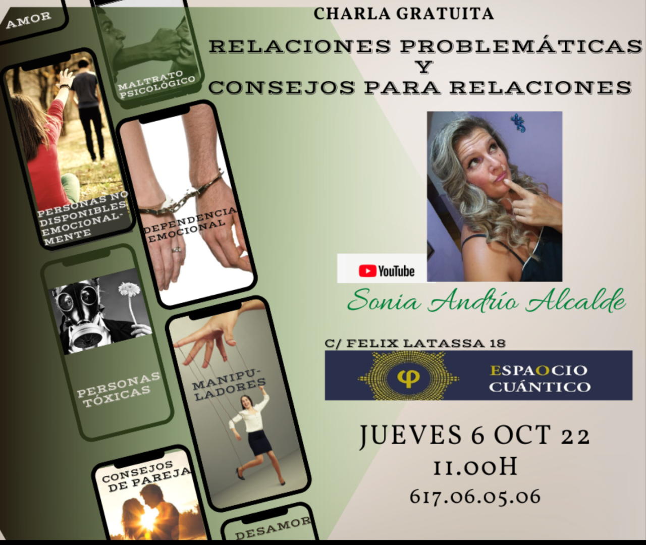 Charla gratuita «Relaciones Problemáticas y Consejos de Pareja» -