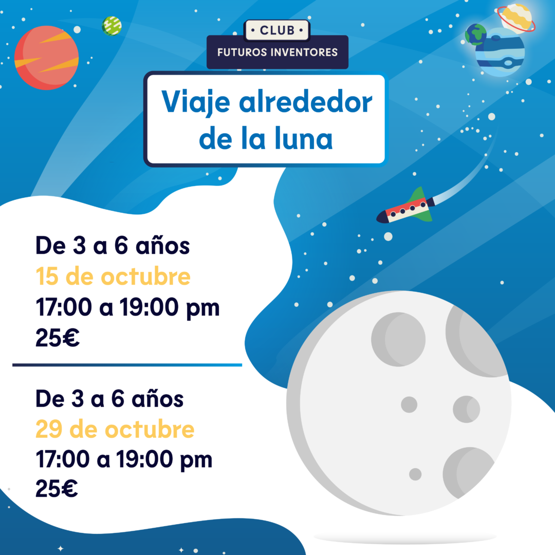 VIAJE ALREDEDOR DE LA LUNA – De 3 a 6 años -