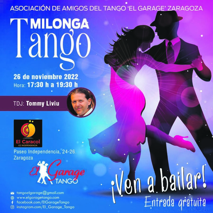 Ven a bailar tango a El Caracol -