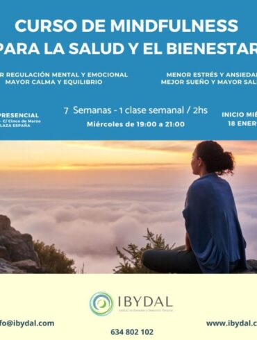 CURSO DE MINDFULNESS PARA LA SALUD Y EL BIENESTAR -