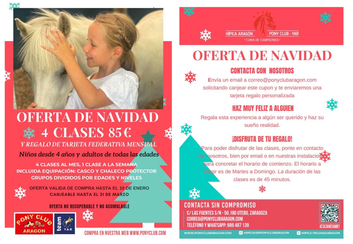 REGALA HÍPICA EN NAVIDAD