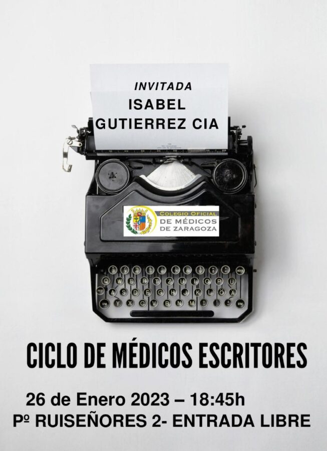 Ciclo de Médicos Escritores. Dra. Isabel Gutiérrez Cía -
