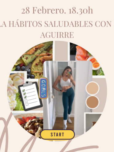 Charla de hábitos saludables con Laura Aguirre -