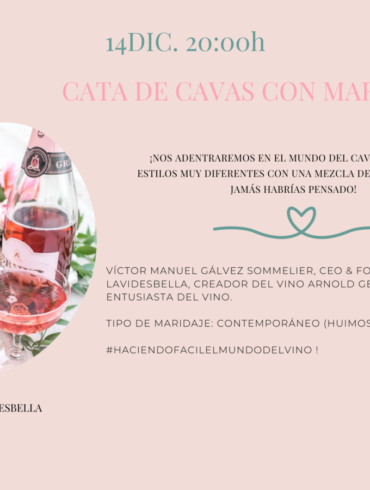 Cata de Cavas y Maridaje con sumiller Víctor Manuel Gálvez -