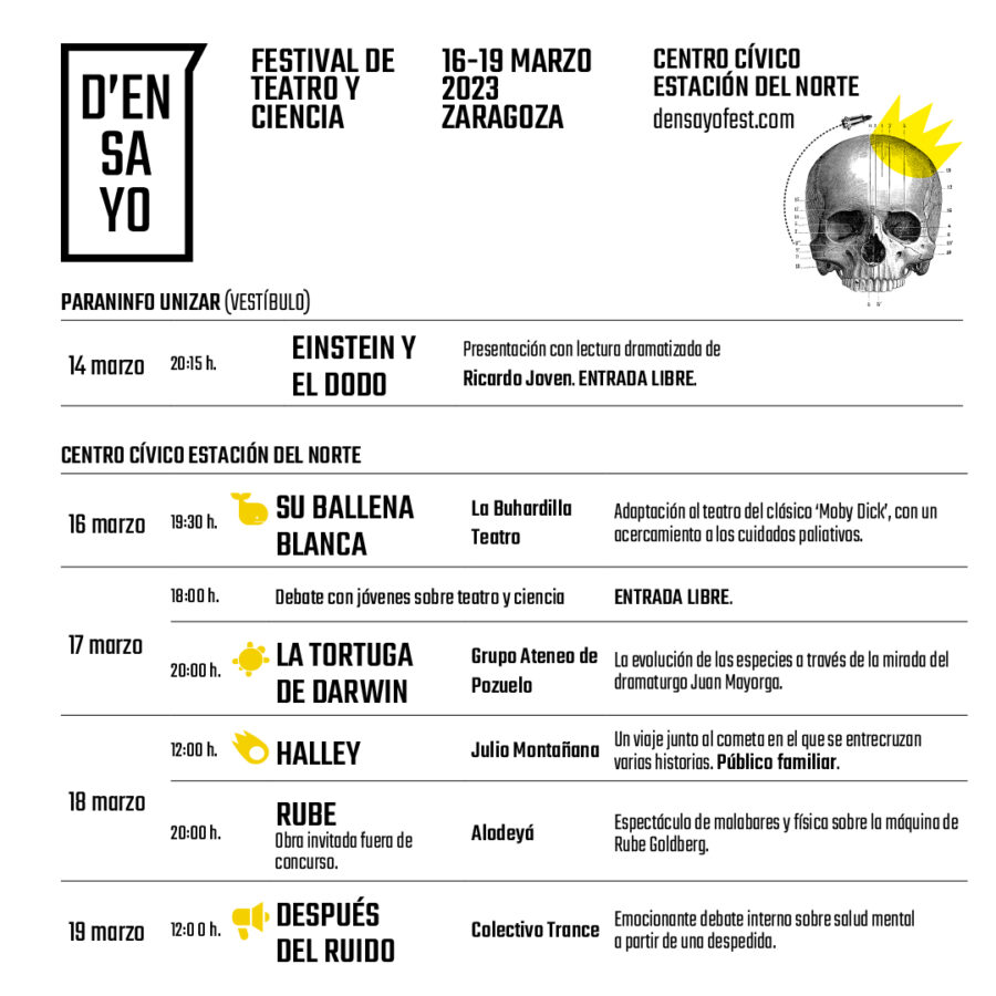 DEnsayo Festival de Teatro y Ciencia 2023 -