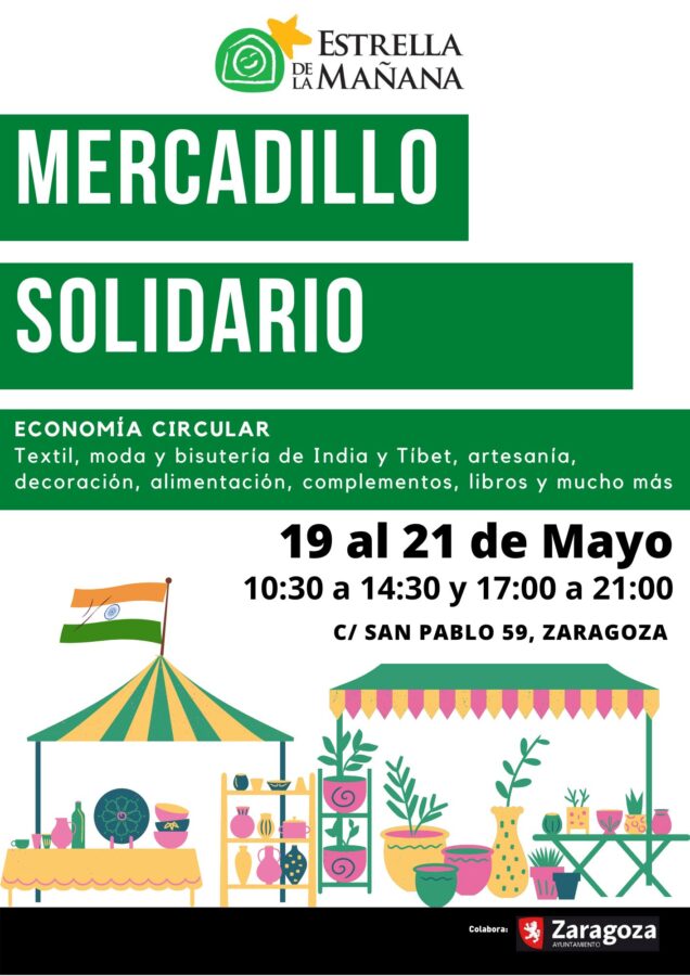 MERCADILLO SOLIDARIO POR INDIA -