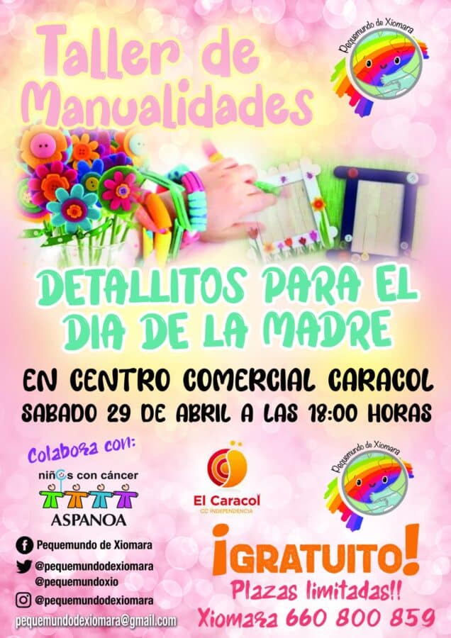 Taller manualidades: Detallitos para el Día de la Madre -