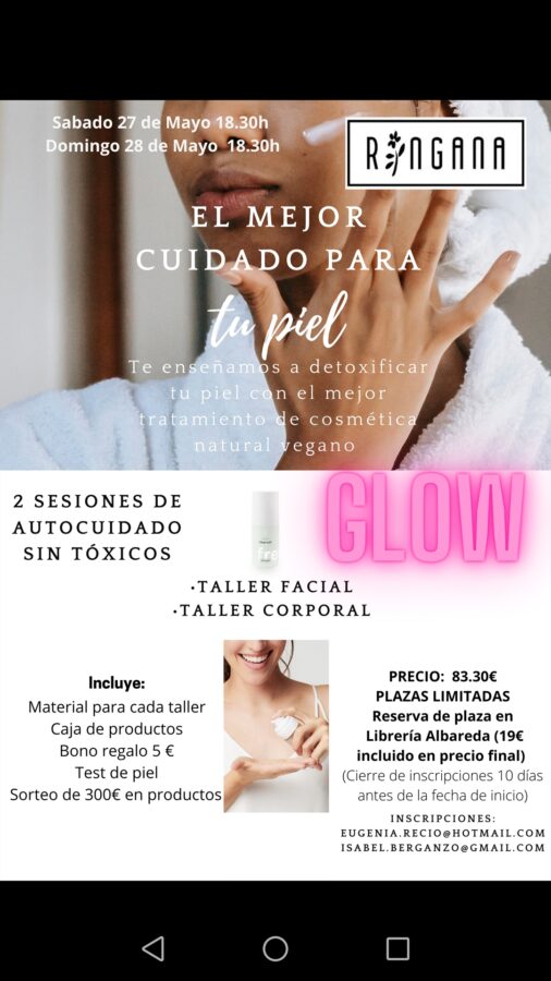 Taller Detox de Cosmética Fresca -