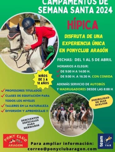 CAMPUS HÍPICA – CAMPAMENTOS DE SEMANA SANTA 2024